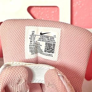 Rose gold nike hightops